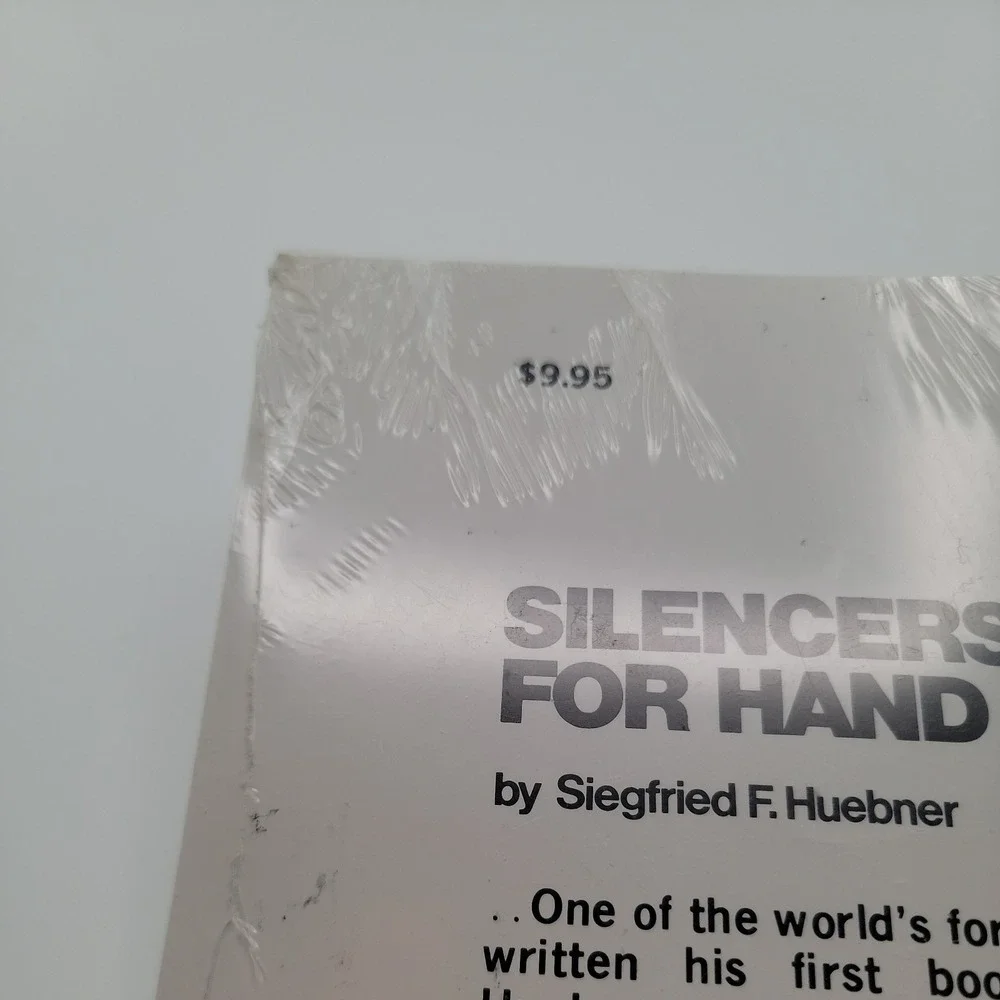 New‎ In Package Silencers For Hand Firearms by Siegfried F. Huebner Vtg PB  1976